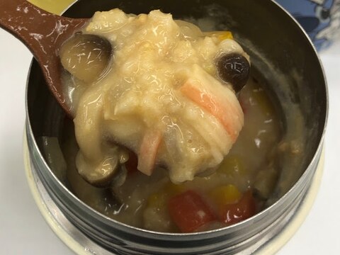 カニカマ味噌クリームオートミール 約250kcal